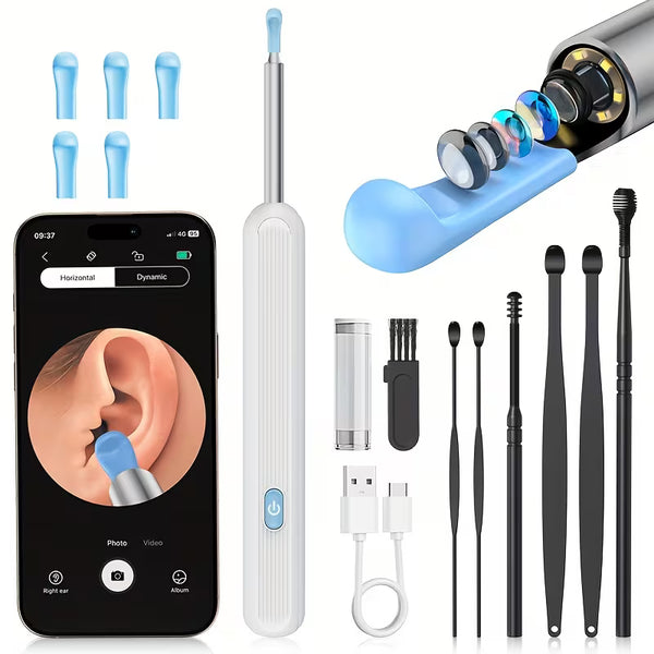 Smart Visual Earwax Removal Kit | منظف الأذن الذكي بالكاميرا HD