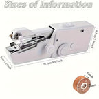 Portable Handheld Mini Electric Sewing Machine | ماكينة خياطة كهربائية محمولة صغيرة