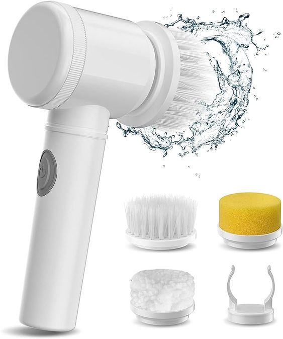 5 in 1 Electric Cleaning Brush | فرشاة تنظيف كهربائية دوارة متعددة الاستخدامات