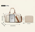 3-in-1 Travel Duffel Bag | Waterproof Garment Organizer | 50L Large Capacity Travel Bag | حقيبة سفر 3 في 1 مقاومة للماء