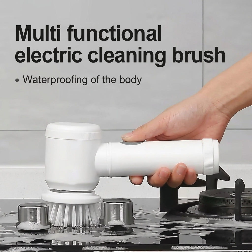 5 in 1 Electric Cleaning Brush | فرشاة تنظيف كهربائية دوارة متعددة الاستخدامات