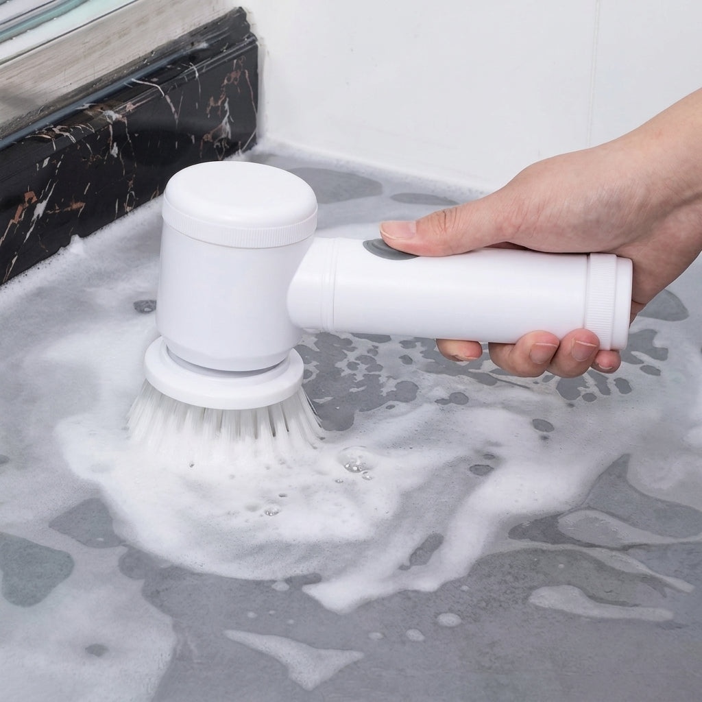 5 in 1 Electric Cleaning Brush | فرشاة تنظيف كهربائية دوارة متعددة الاستخدامات