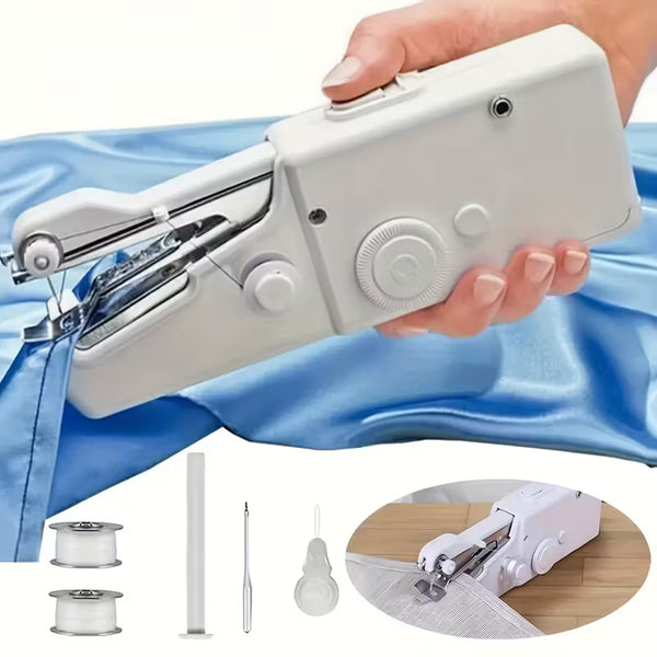 Portable Handheld Mini Electric Sewing Machine | ماكينة خياطة كهربائية محمولة صغيرة