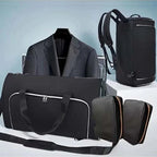 3-in-1 Travel Duffel Bag | Waterproof Garment Organizer | 50L Large Capacity Travel Bag | حقيبة سفر 3 في 1 مقاومة للماء