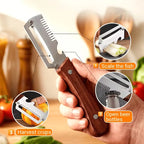 3-in-1 Multifunctional Vegetable Peeler مقشرة خضروات متعددة الوظائف 3 في 1