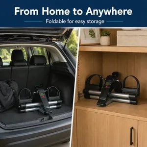 Arm & Leg Pedal Exerciser with LCD Display | جهاز تمارين الذراعين والساقين القابل للطي