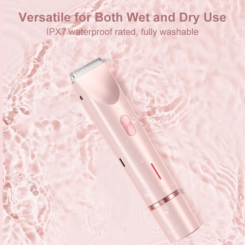 2-in-1 Women's Electric Shaver & Trimmer | ماكينة حلاقة وتشذيب نسائية 2 في 1