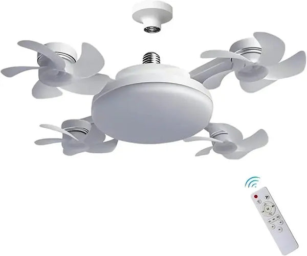 F4 Smart LED Ceiling Fan Light مروحة سقف F4 مع إضاءة LED ذكية