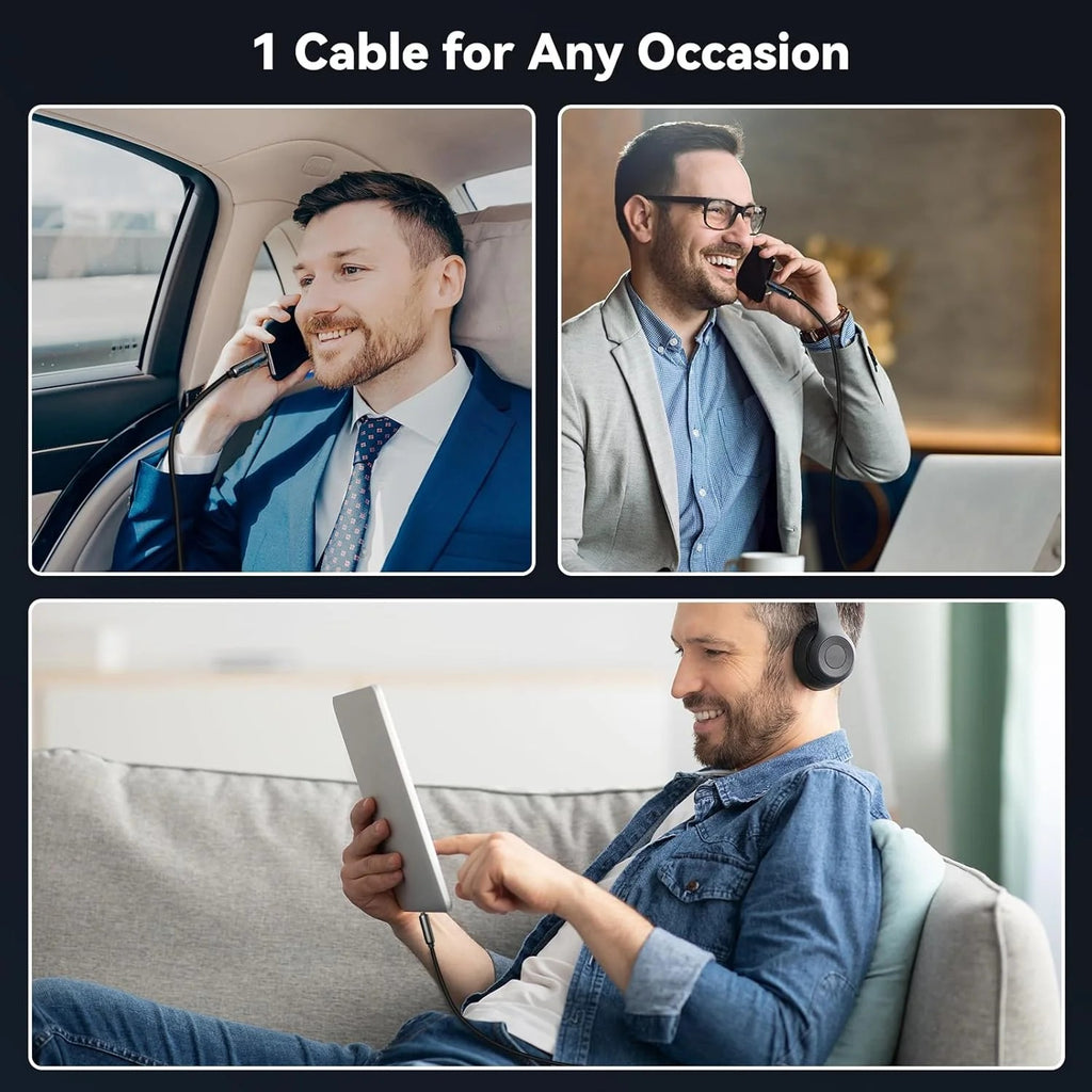 4-in-1 Universal Fast Charging Cable – Multi Connector USB Cable for Smartphones