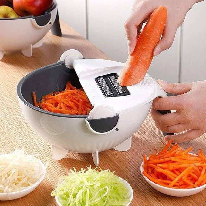 9-in-1 Multifunctional Vegetable Slicer | قطاعة خضروات متعددة الوظائف 9 في 1