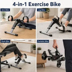 Arm & Leg Pedal Exerciser with LCD Display | جهاز تمارين الذراعين والساقين القابل للطي