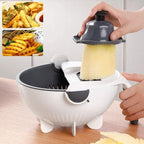 9-in-1 Multifunctional Vegetable Slicer | قطاعة خضروات متعددة الوظائف 9 في 1