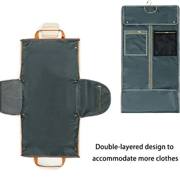 3-in-1 Travel Duffel Bag | Waterproof Garment Organizer | 50L Large Capacity Travel Bag | حقيبة سفر 3 في 1 مقاومة للماء